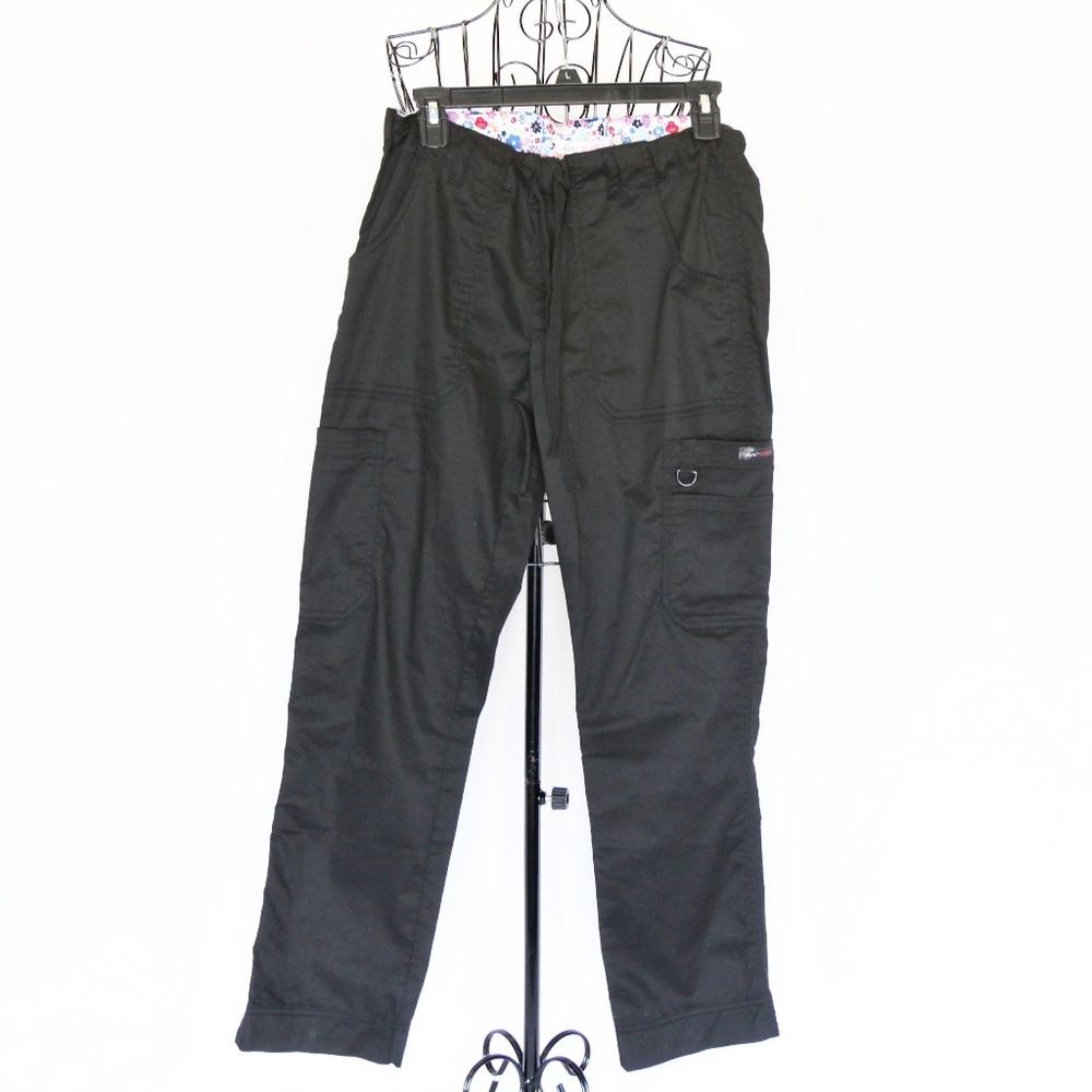 Koi Stretch Scrub Pants size small black
